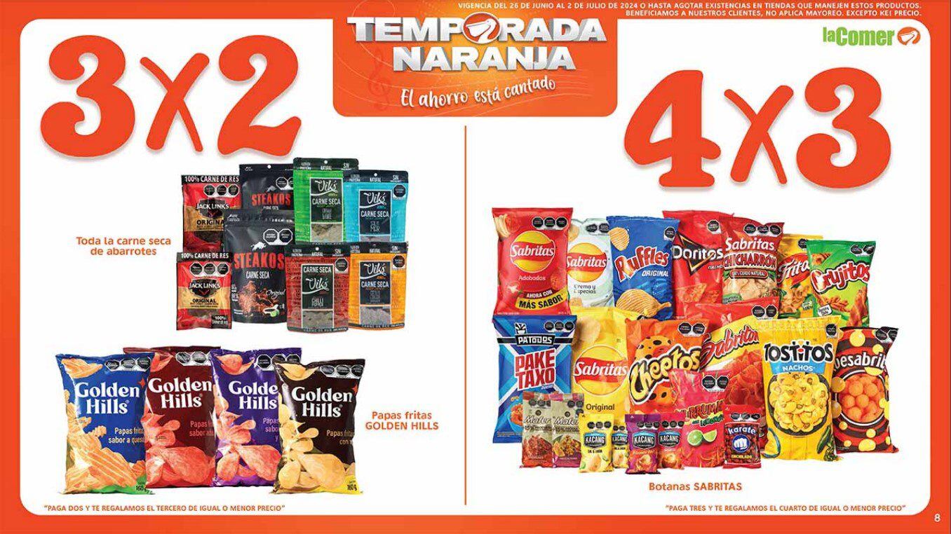 Ofertas y los mejores precios de La Comer Temporada Naranja