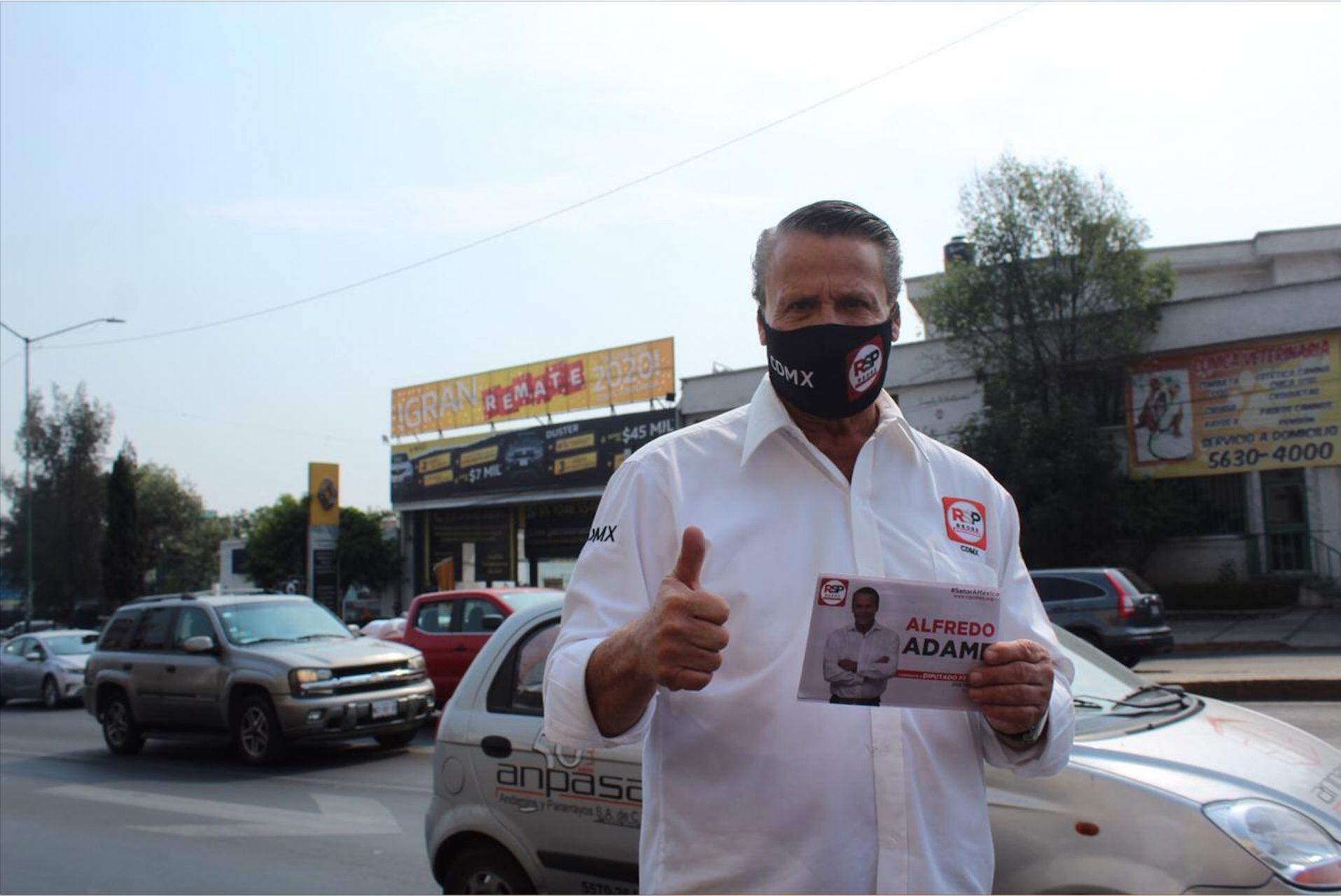 Alfredo Adame, actor.