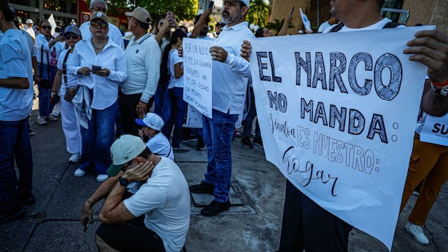 Marcha por la paz y el fin de la violencia en Sinaloa