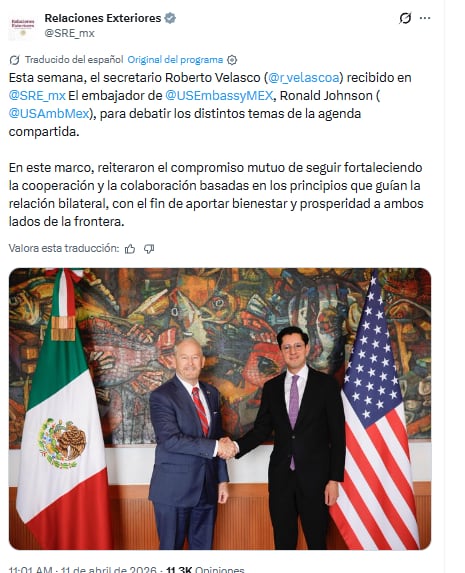 Roberto Velasco y Ronald Johnson