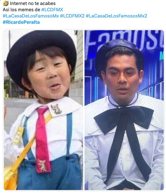 Los memes de Ricardo Peralta por su look en La Casa de los Famosos México 2024