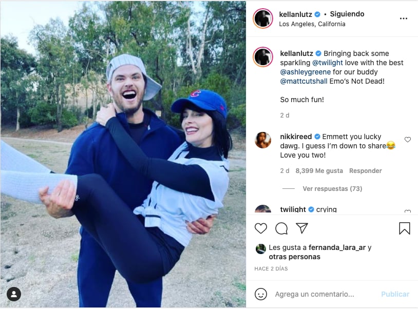 Ashley Greene y Kellan Lutz, actores de 'Crepúsculo' se reúnen 13 años después