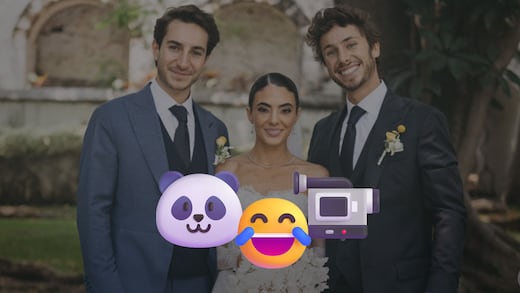 Juanpa Zurita terminó vestido de panda en la boda de Andrés Zurita y Daniela Hernández (VIDEO)