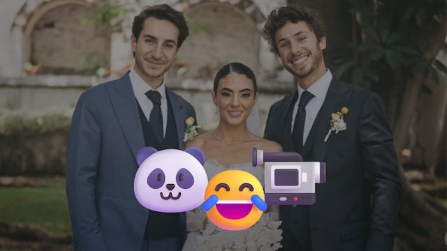 Juanpa Zurita se vistió de panda en la boda de su hermano