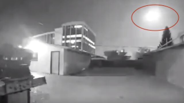 Bola de fuego captada en Edmonton