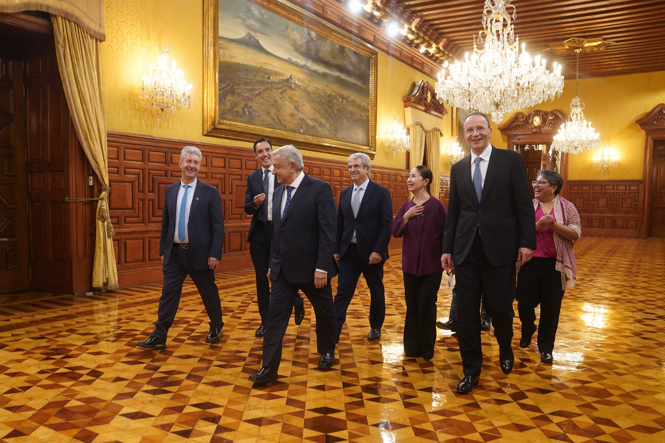 AMLO se reúne con Mark Schneider, director ejecutivo global de Nestlé