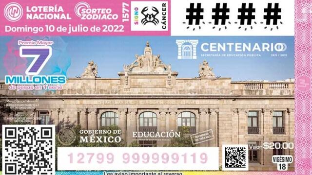 Sorteo Zodiaco de la Lotería Nacional