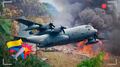 Avión militar se accidenta en Colombia con soldados a bordo