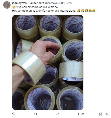 Diurex como pulsera que vende Balenciaga