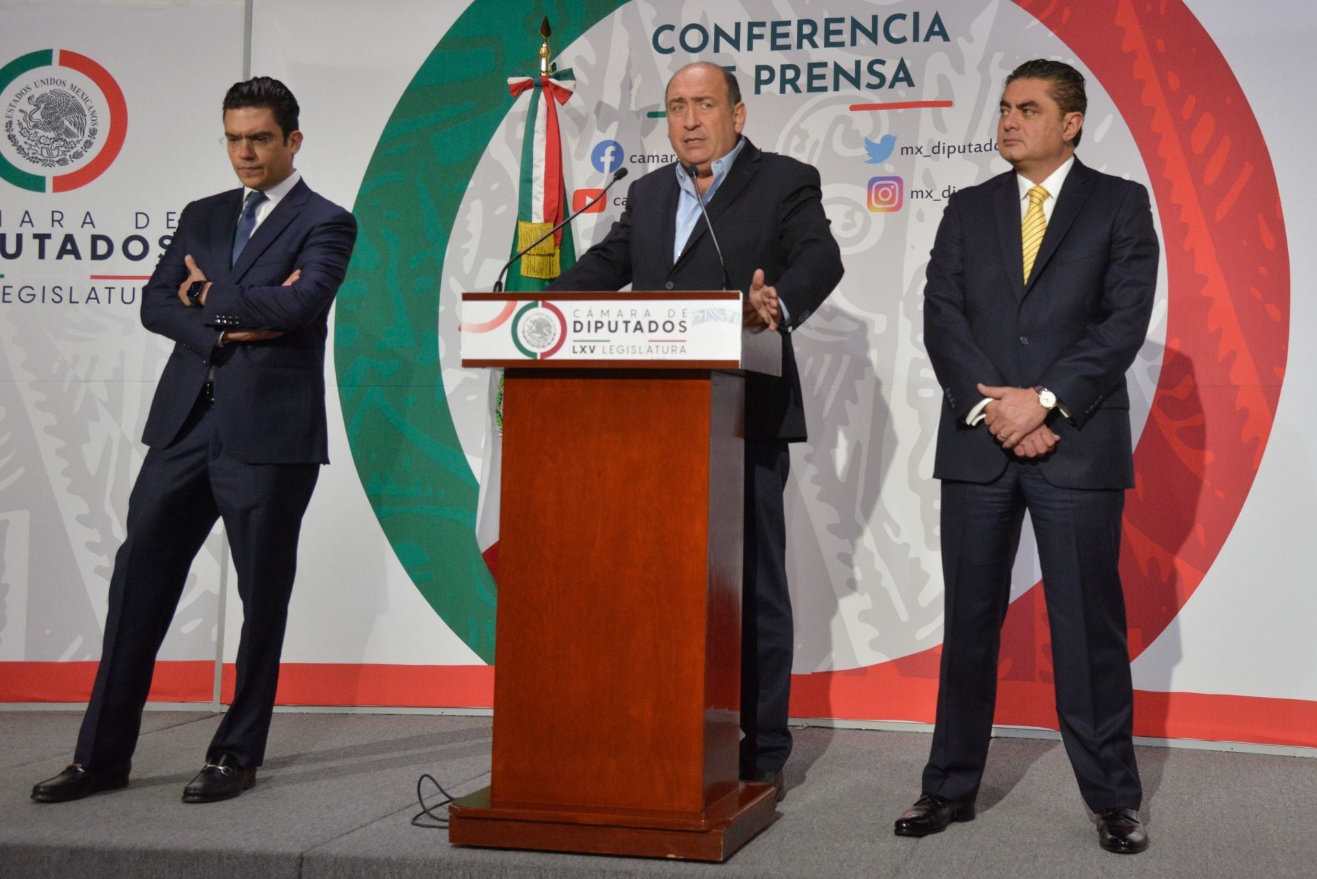 Rubén Moreira, coordinador del PRI en la Cámara de Diputados