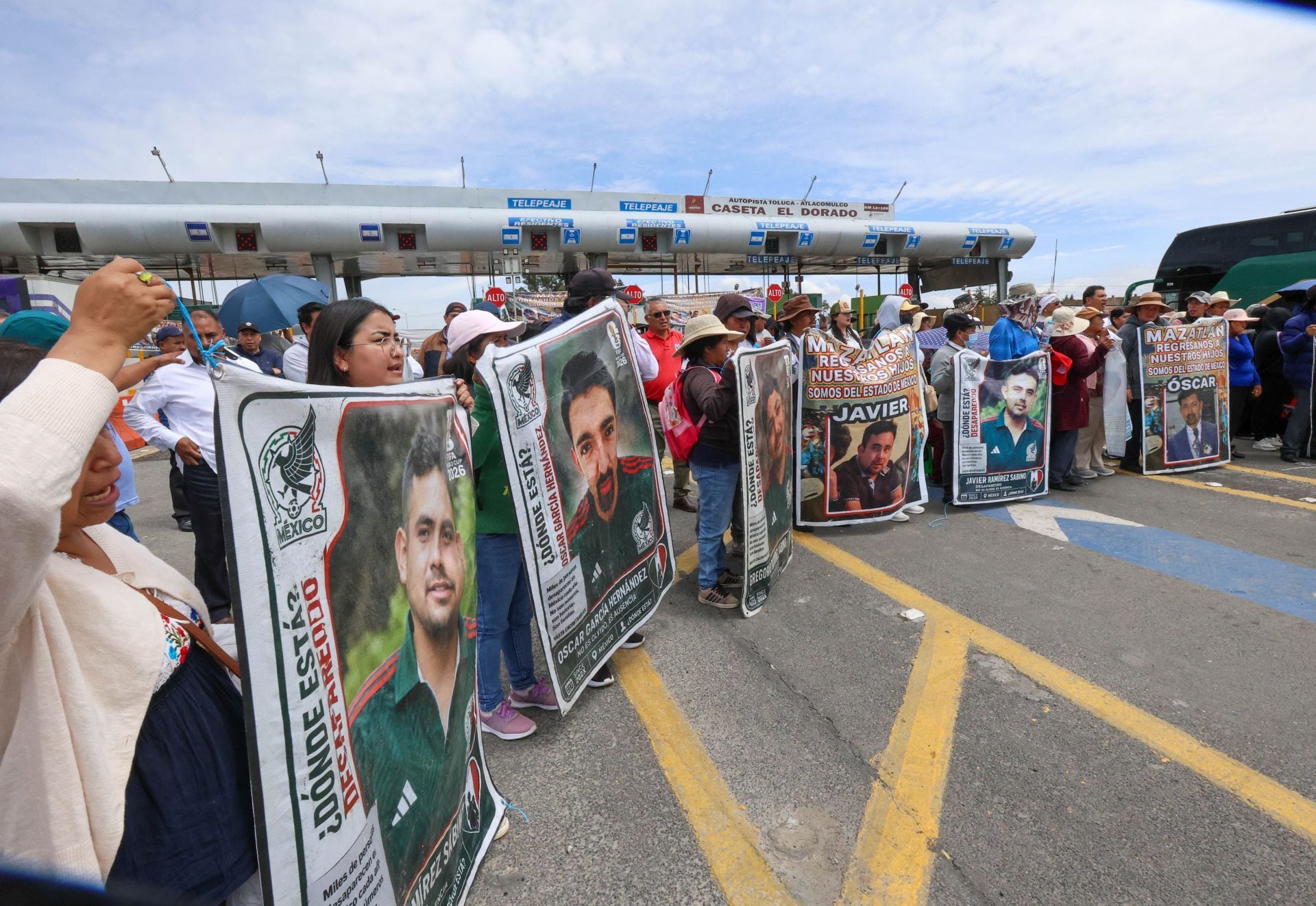Protesta por desaparecidos