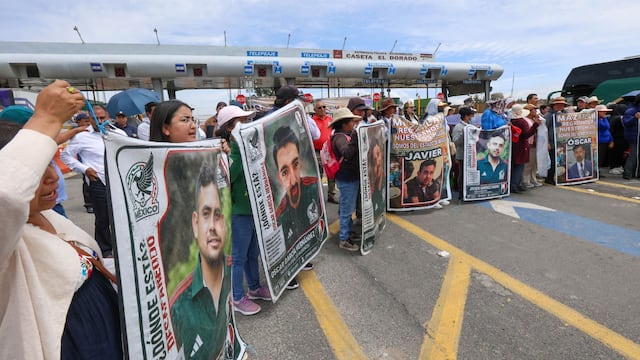Protesta por desaparecidos