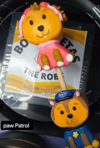 Paletas de bombón de Paw Patrol