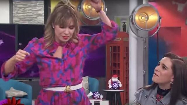 Andrea Escalona se burla del baile de Laura Bozzo