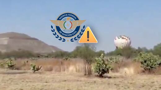AFAC investiga incidente de globo aerostático en Teotihuacán