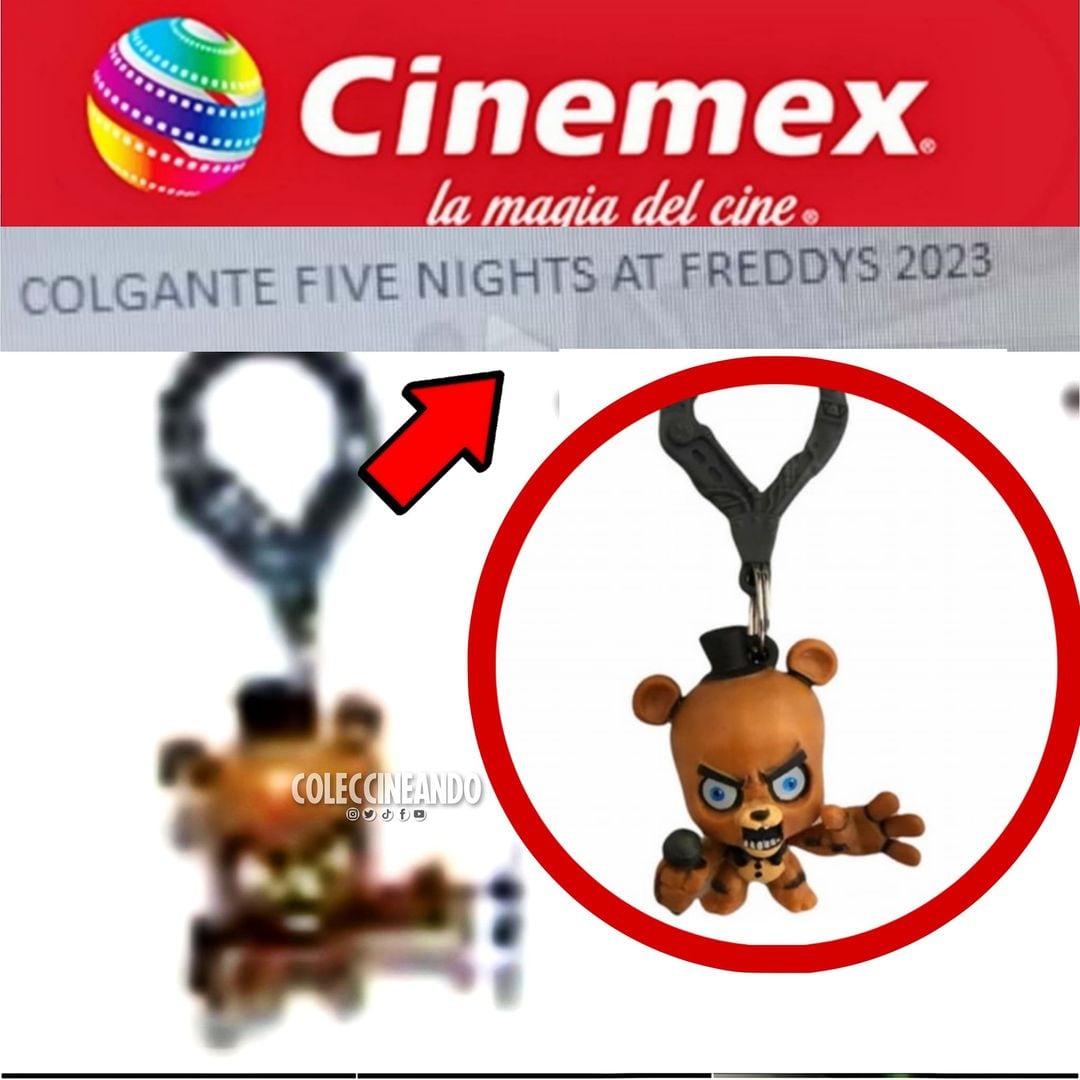 Llavero Five Nights at Freddy's en Cinemex