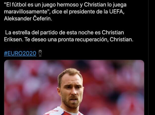Christian Eriksen, 'Estrella del Partido'