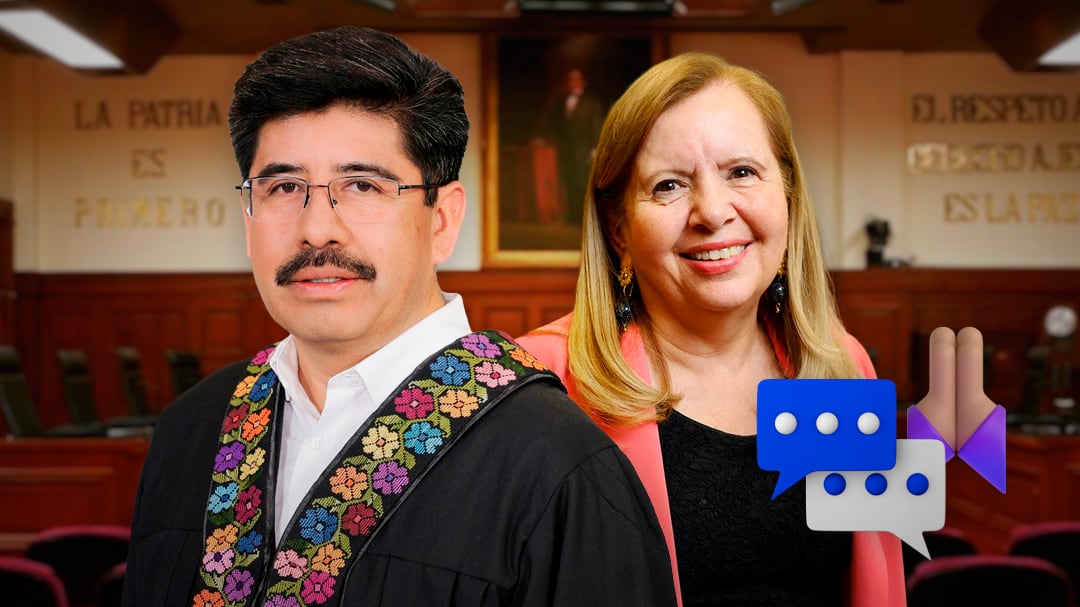 Hugo Aguilar desea pronta recuperación a Loretta Ortiz tras licencia en la SCJN