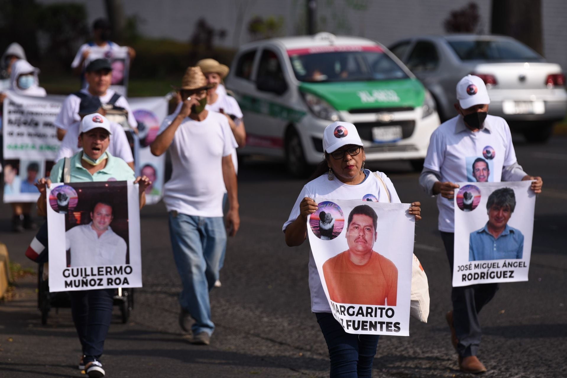 Familias de personas desaparecidas en protesta