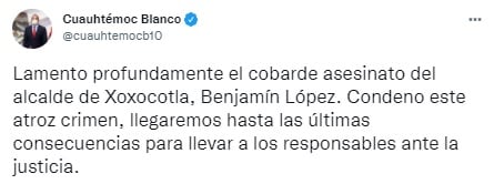 Cuauhtémoc Blanco sobre el asesinato del alcalde de Xoxocotla