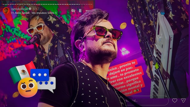 “México, pronto te dejaré en paz”: Aleks Syntek publica mensaje que sorprende a sus fans