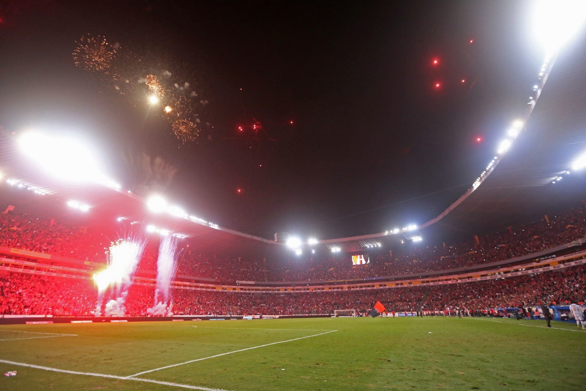 Estadio del Atlas durante la pandemia de Covid-19