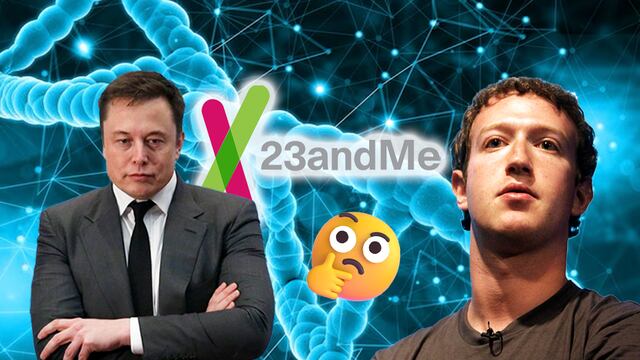 ¿Qué es 23andMe? Elon Musk y Mark Zuckerberg deberían preocuparse