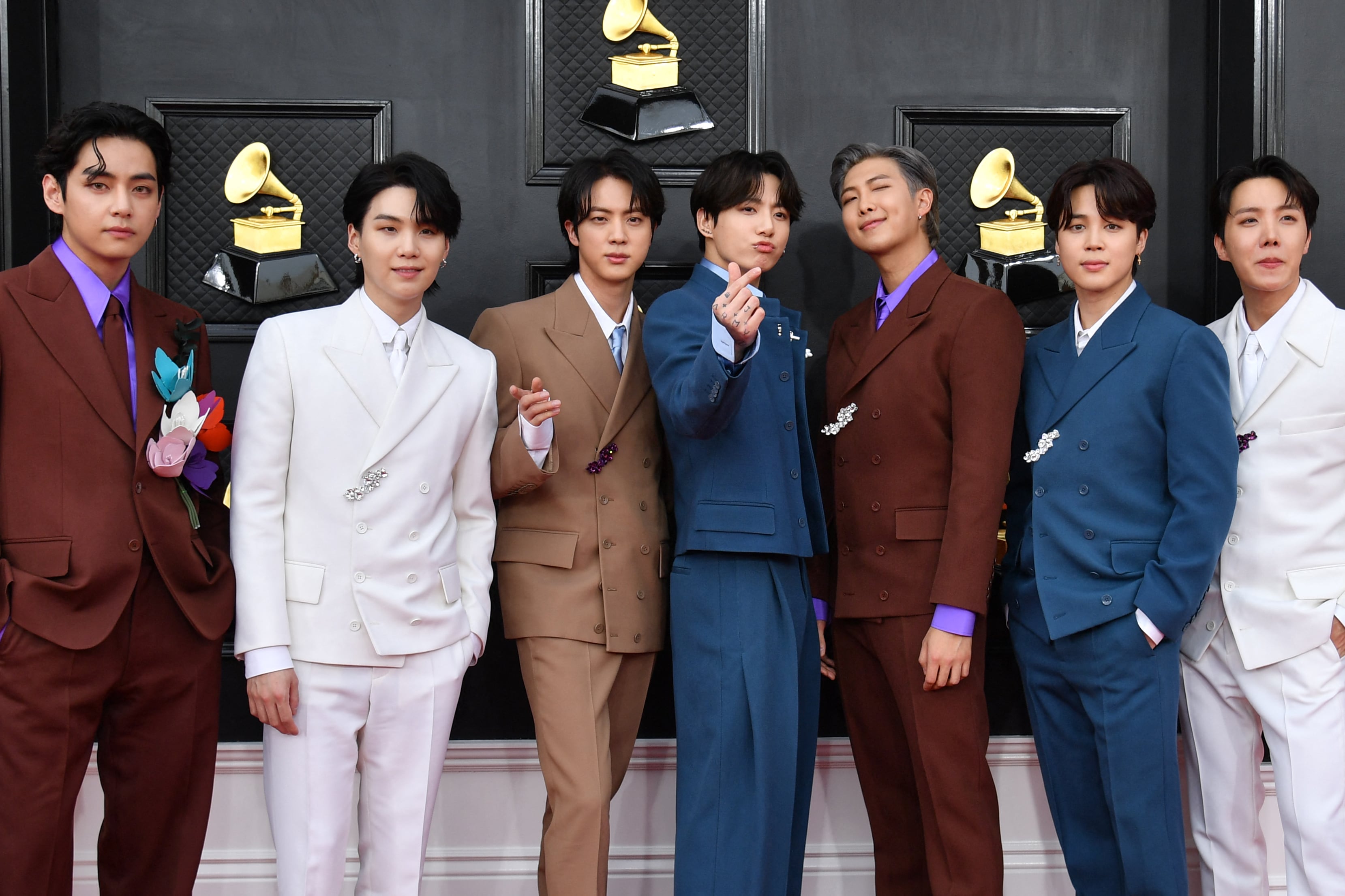 BTS en los Grammy 2022