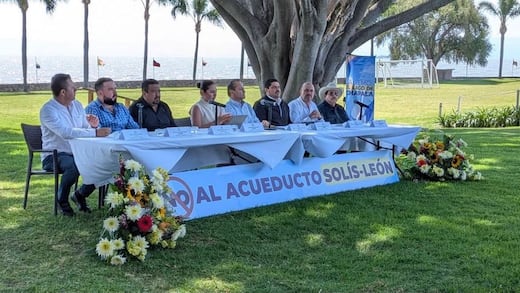 Alcaldes de la Ribera de Chapala rechazan el Acueducto Presa Solís-León
