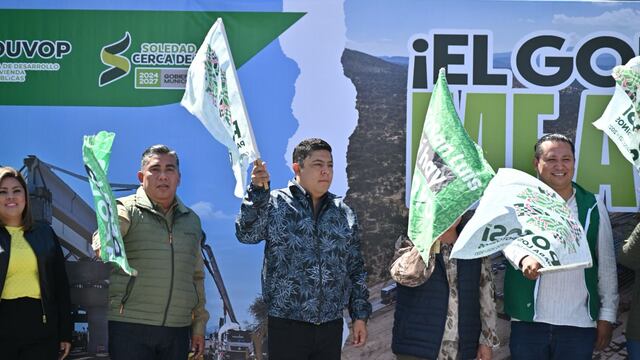 Ricardo Gallardo arranca construcción de nuevo puente superior vehicular en Circuito Potosí