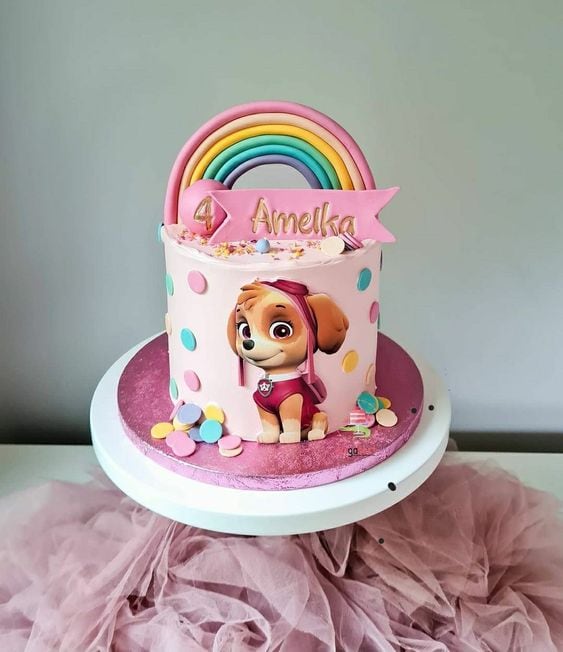 Pastel de Skye de Paw Patrol
