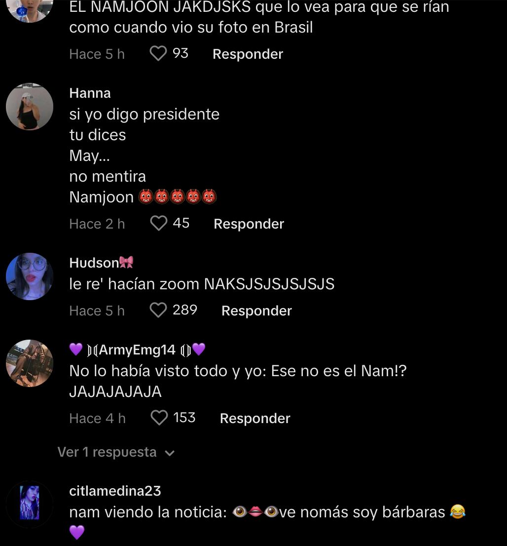 Fans quieren a Namjoon como presidente tras su cameo con Claudia Sheinbaum