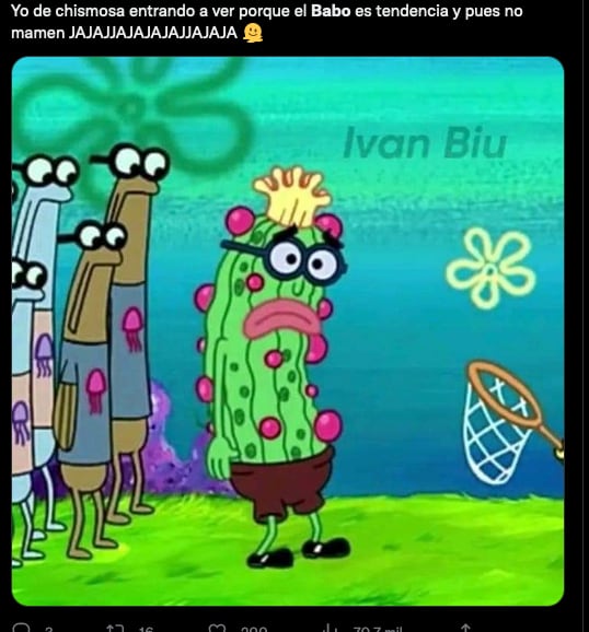 Babo de Cartel de Santa se ganó los memes por el impacto que dejó.