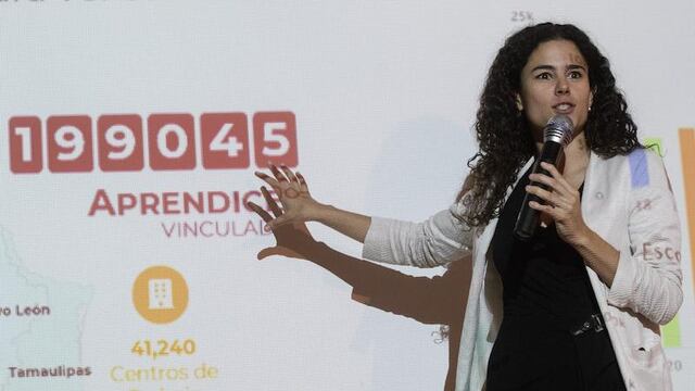 Luis Maria Alcalde, durante la presentación del micrositio de transparencia.