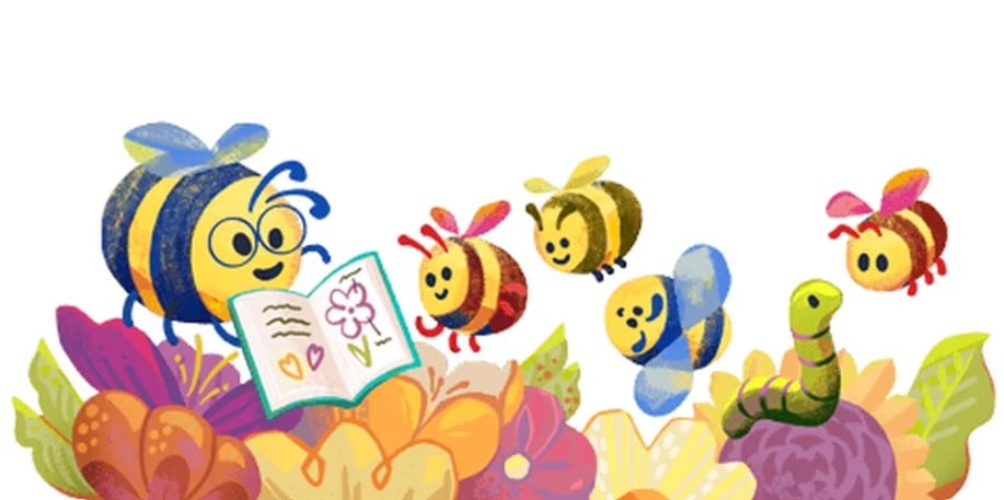 Doodle animado de Google en 2021 por Día del Maestro