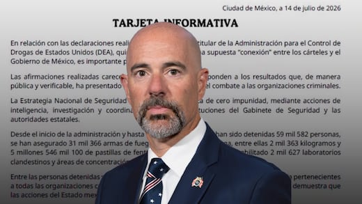 Gabinete de Seguridad contesta a Terrance Cole, jefe de la DEA en Estados Unidos