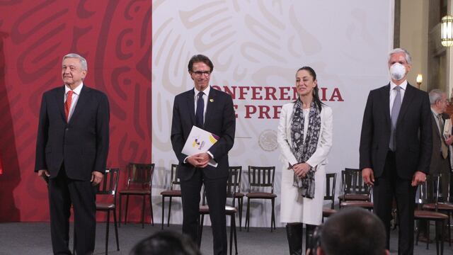 Alfredo del Mazo en la mañanera.