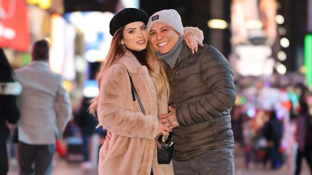 Kimberly Flores y Edwin Luna