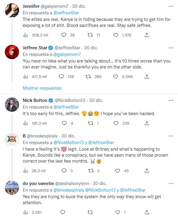 Reacciones a Jeffree Star diciendo que escapó de los Illuminati