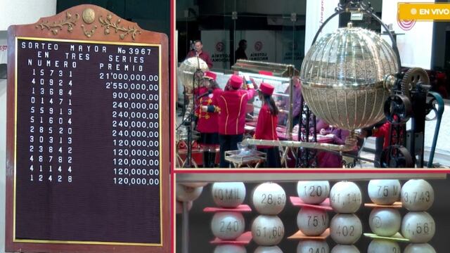 Resultados Sorteo Mayor 3967 de Lotería Nacional: Ganadores de hoy 1 de abril