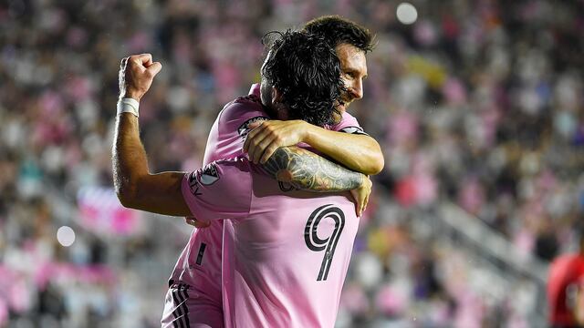 Lionel Messi celebra gol