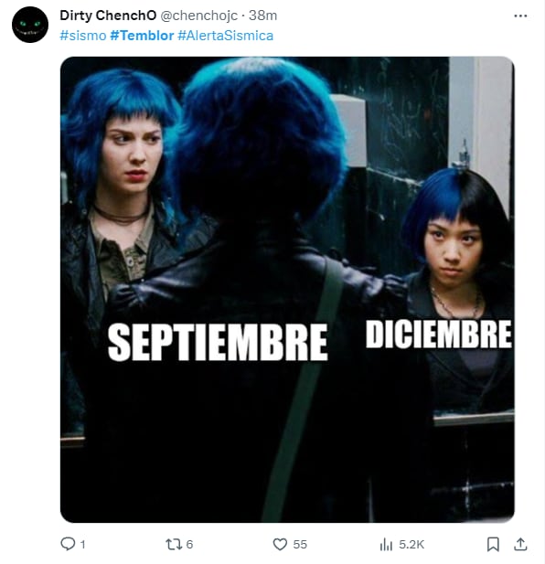 Memes por el sismo del 14 de diciembre