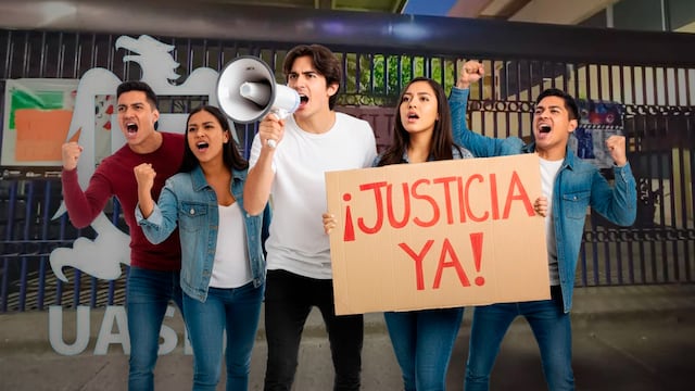 Estudiantes de la UASLP toman la Facultad de Derecho
