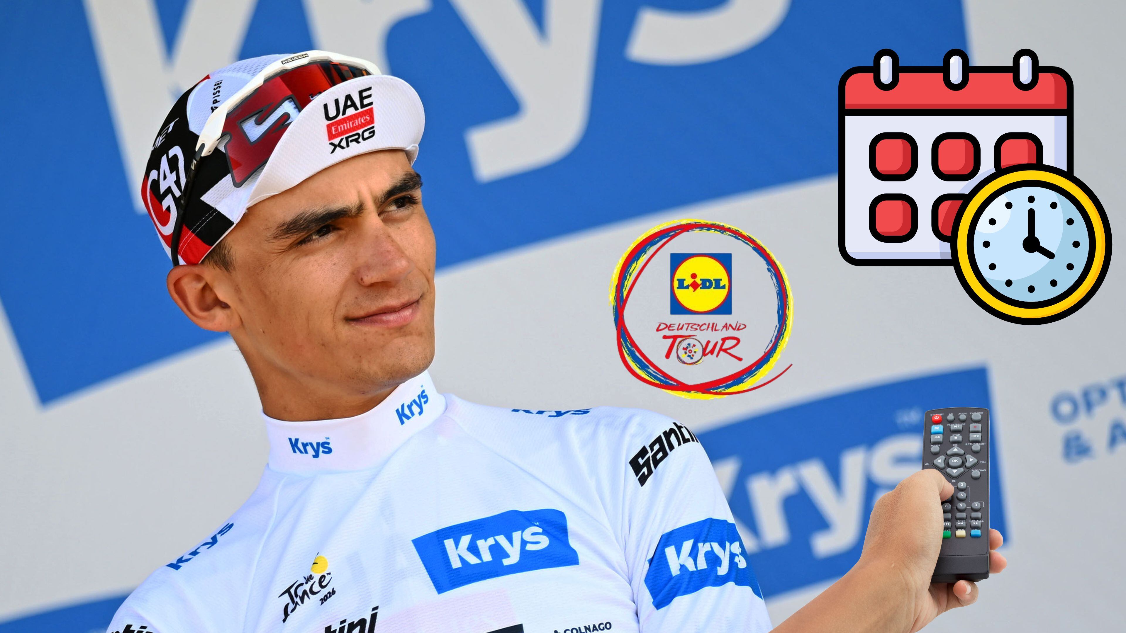 Isaac del Toro: Día, hora y canal para ver la Etapa 1 del Tour de Alemania 2026