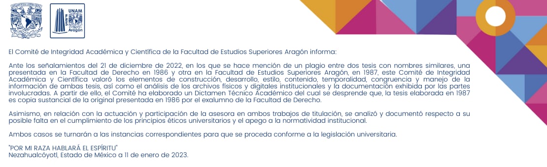 UNAM confirma plagio de Yasmín Esquivel.