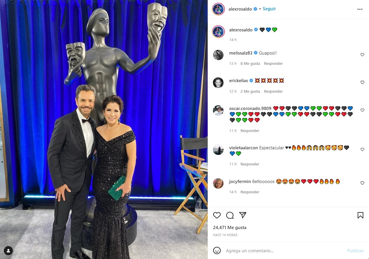 Alessandra Rosaldo y Eugenio Derbez