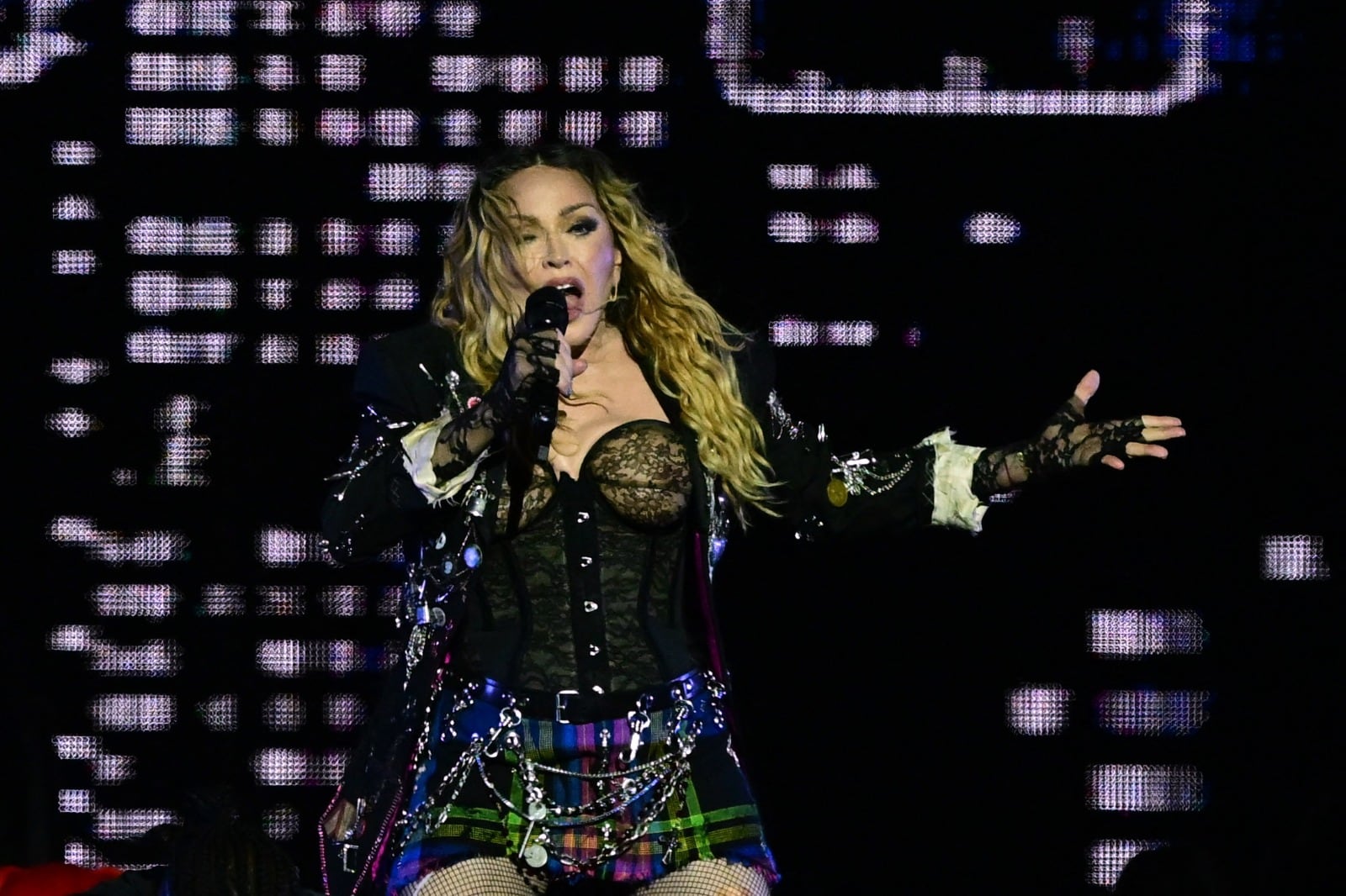 El histórico concierto de Madonna en Copacabana, Brasil.