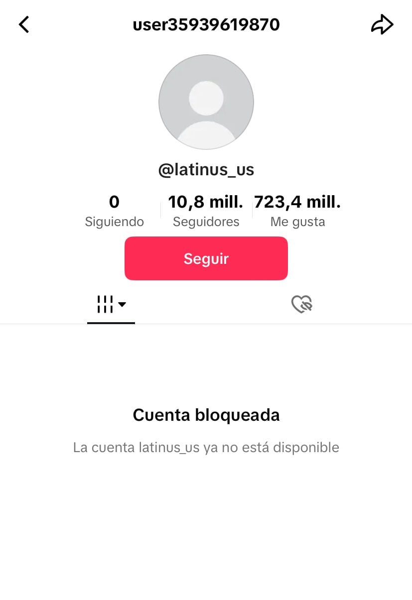 Cuenta de LatinUS en TikTok fue cerrada y esto se sabe