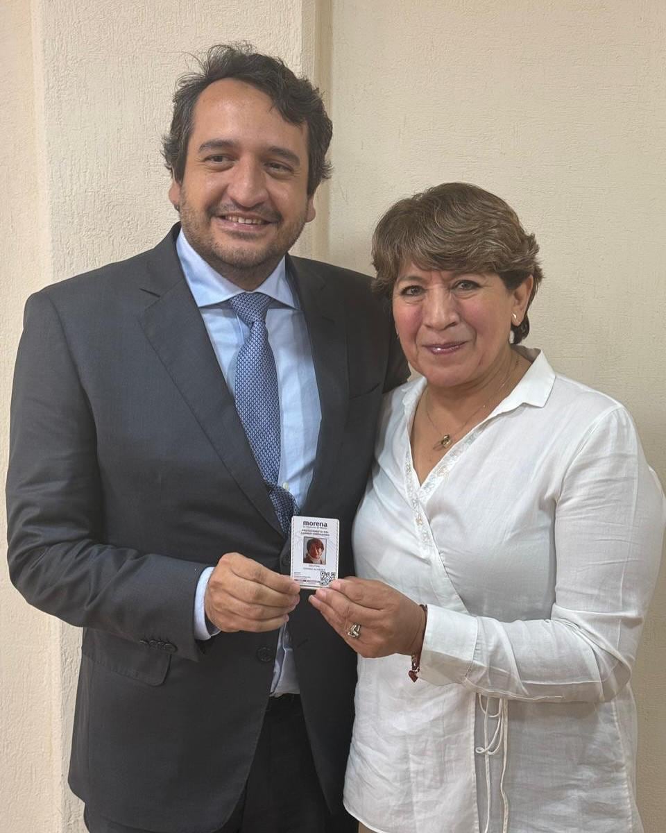 Afiliación de Delfina Gómez a Morena