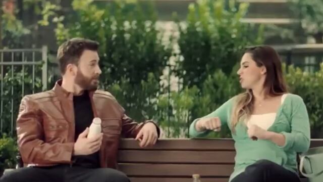 Chris Evans protagoniza comercial de leche